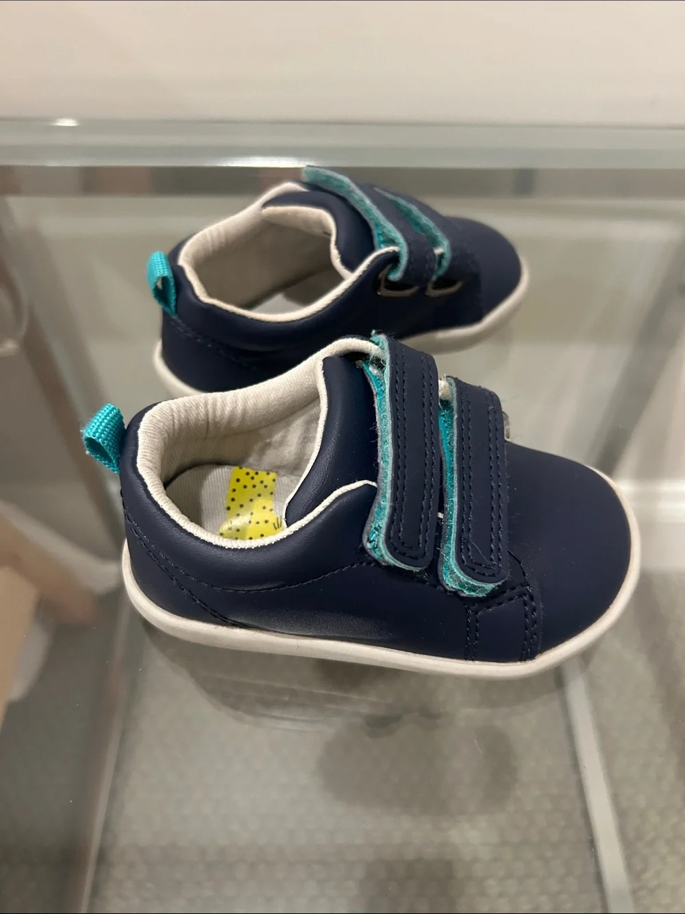 Ten Little Original Sneaker Toddler Navy Blue Velcro size 5.5